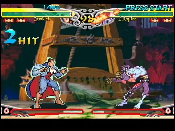 Vampire Savior - EX Edition (JP) screen shot game playing